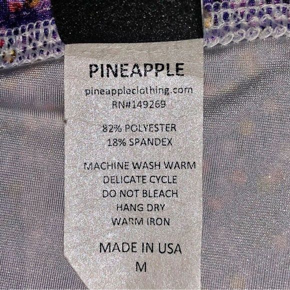 Pineapple Clothing Company Purple Ellie Capri Leggings Size M - Picture 3 of 7